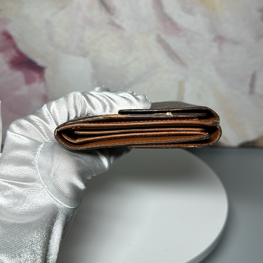 07 Louis Vuitton Monogram Porto Monevier Cardi Double Hook Trifold Wallet Unisex - Picture 16 of 17